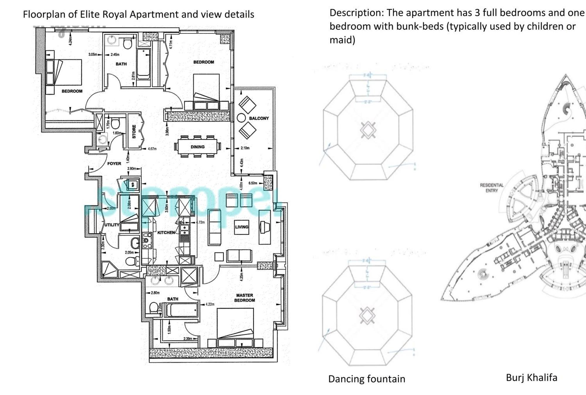 Elite Royal Apartment - Burj Residences Tower 5 Dubai Exteriör bild